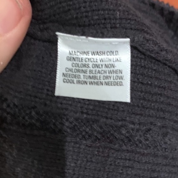 Dress-Black knit, sweater dress, cotton blend, Style & Co. Petite Small - Picture 10 of 11